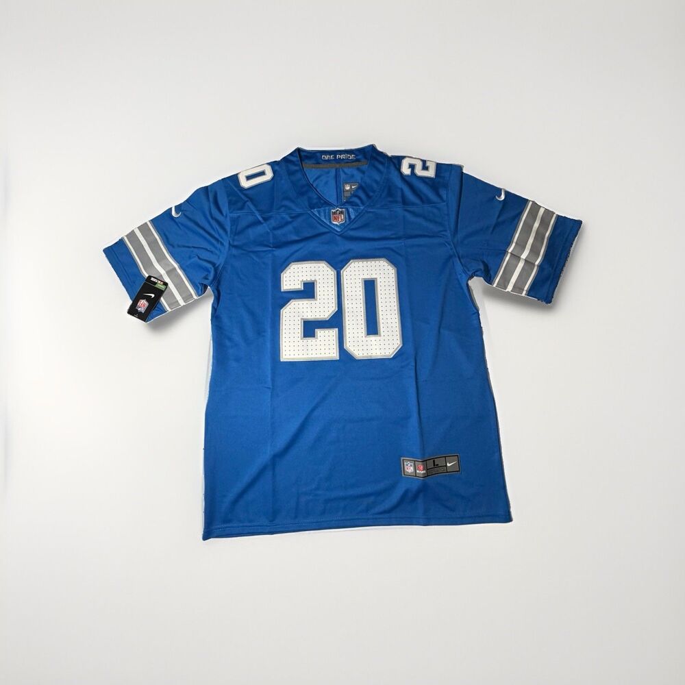 NWT Nike Barry Sanders #20 Detroit Lions On Field Jersey Men’s Large NFL